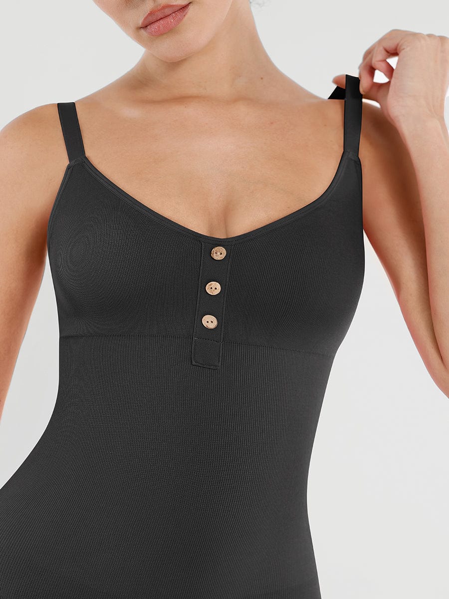 Seamless Bust Support Waist and Abdomen Shaping Butt Lifting Jumpsuit