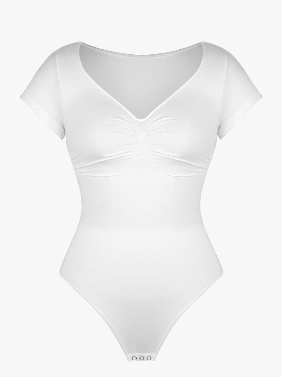 Wholesale Seamless Bust Support Waist & Abdomen Shaping Thong Bodysuit