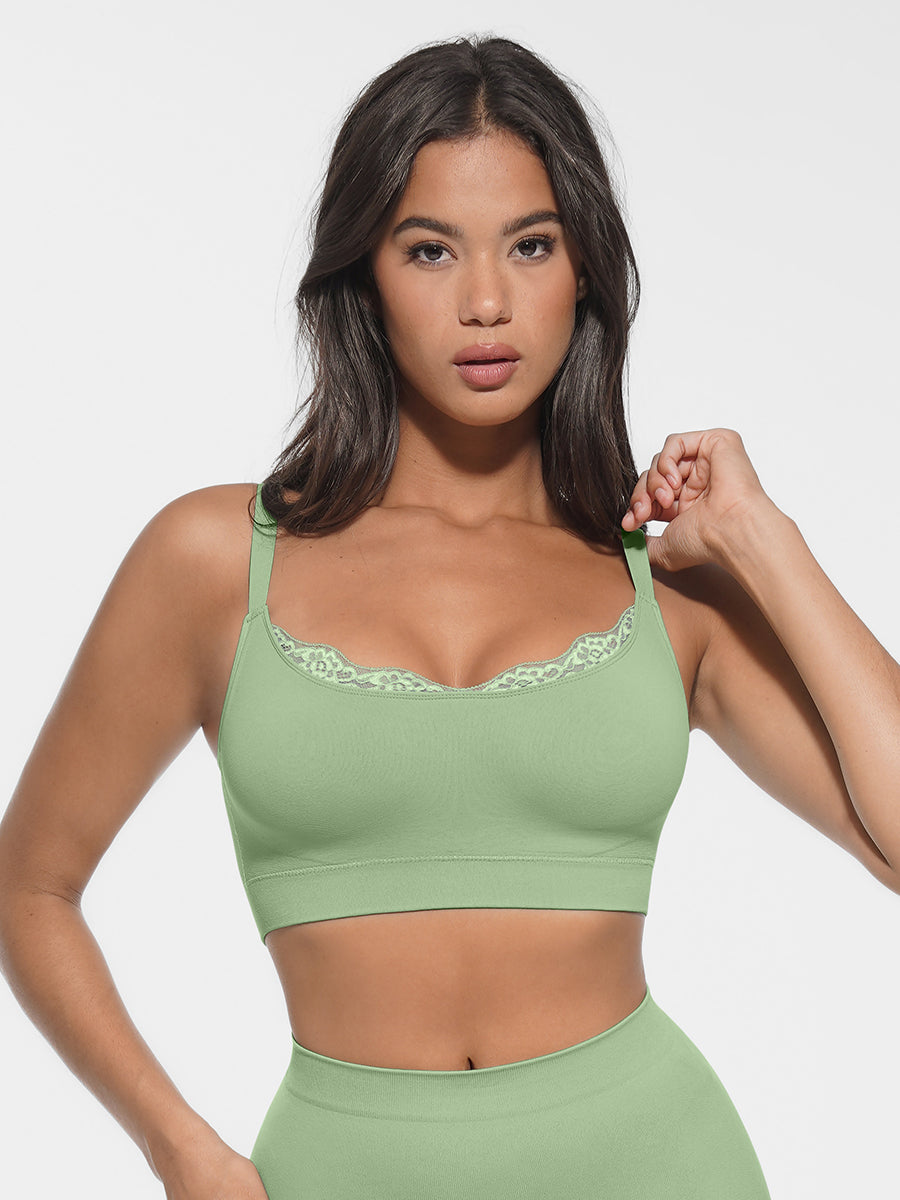 Wholesale Seamless Scoop Smooth Back Fat Bralettes Bras