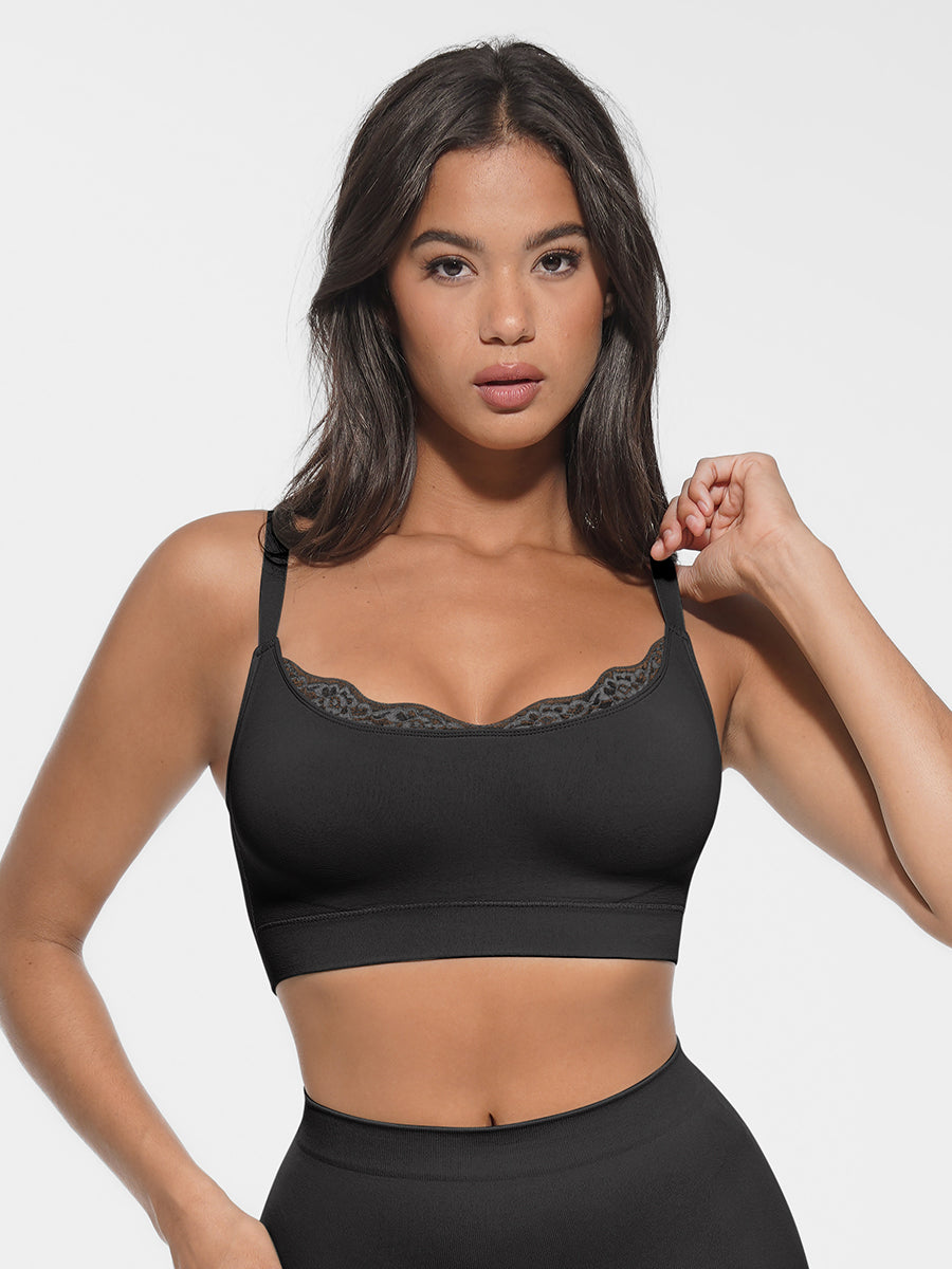 Wholesale Seamless Scoop Smooth Back Fat Bralettes Bras