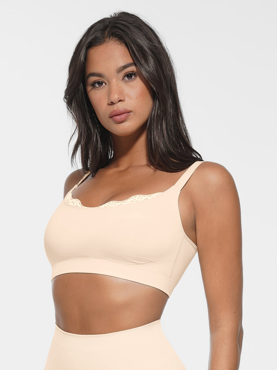 Wholesale Seamless Scoop Smooth Back Fat Bralettes Bras