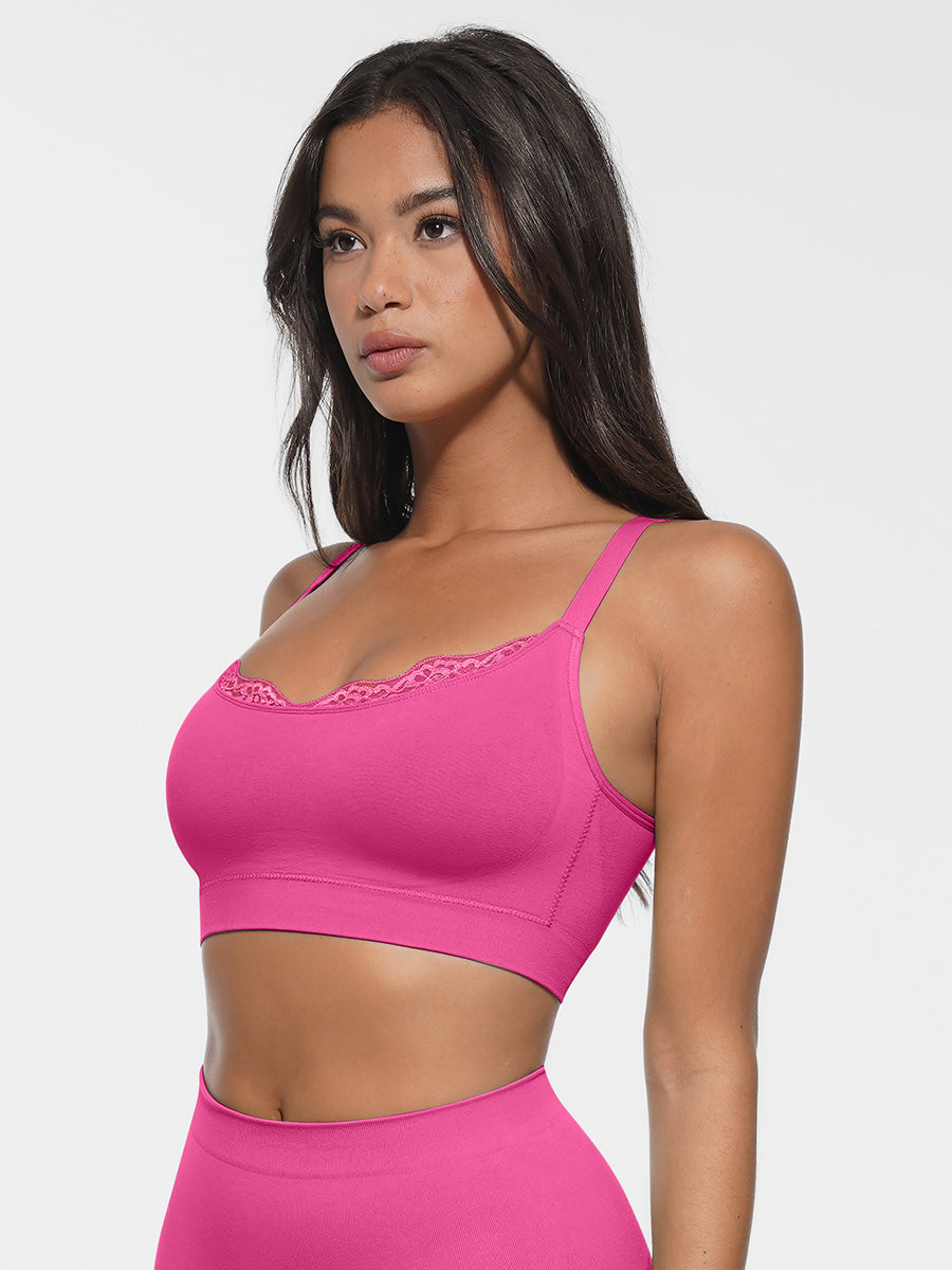 Wholesale Seamless Scoop Smooth Back Fat Bralettes Bras
