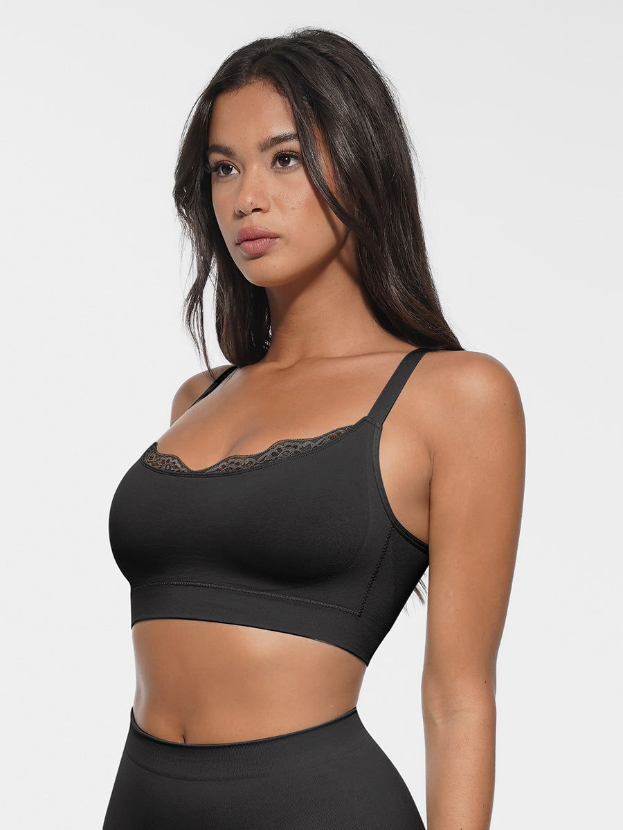 Wholesale Seamless Scoop Smooth Back Fat Bralettes Bras