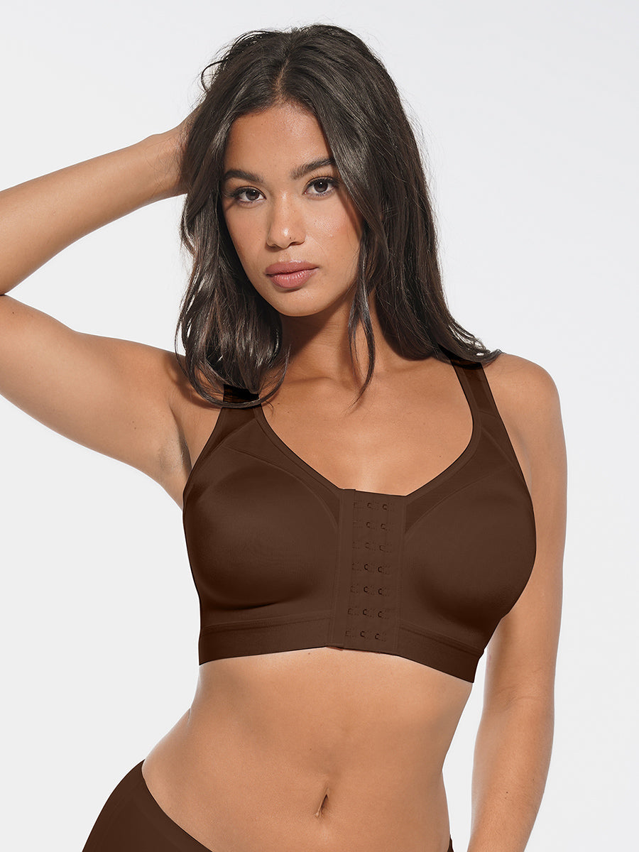 Wholesale Full Coverage Wireless No Padding Smooth Back & Side Support Postpartum Bra
