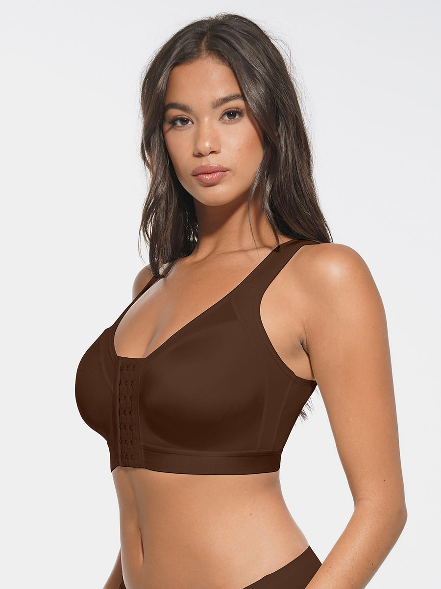 Wholesale Full Coverage Wireless No Padding Smooth Back & Side Support Postpartum Bra