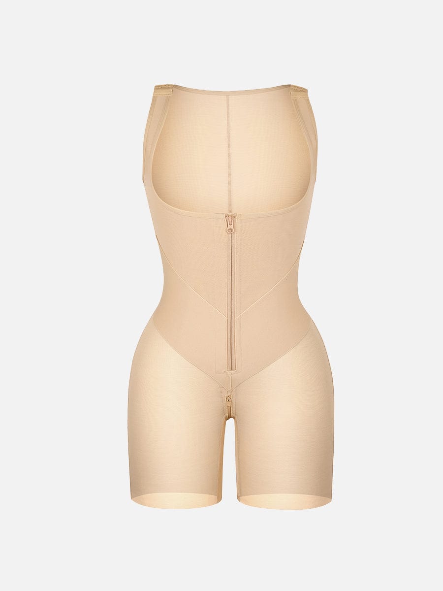 Postpartum Full Body Shapewear – U-Neck Chest Lift, Waist Control & Peach Butt Enhancer