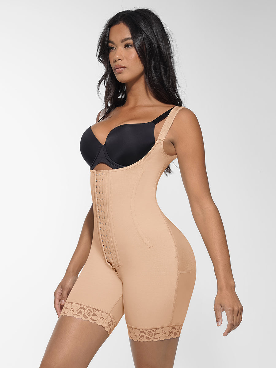 Postpartum Shapewear with U-Shaped Chest & 7 Steel Bones