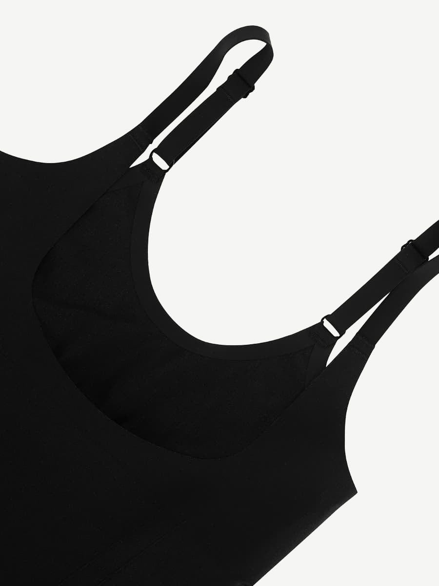 Wholesale Seamless Open-Bust Abdomen Flattening Mid-Thigh Bodysuit