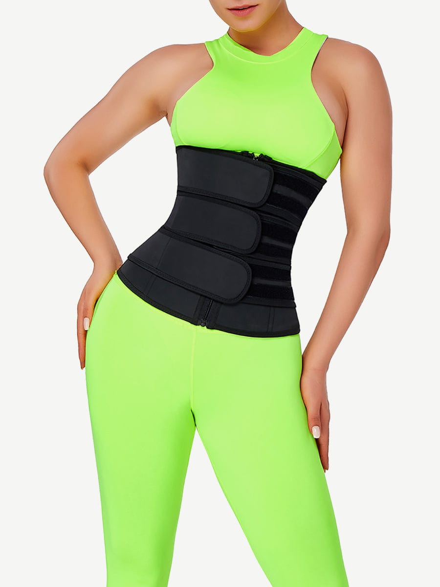 Rose Red Latex Waist Trainer