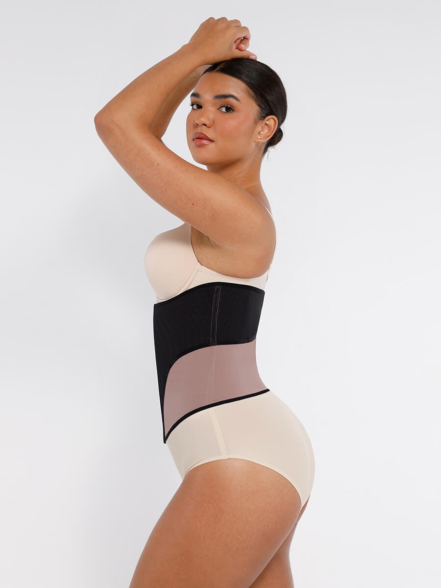 Lightweight Mesh Waist Cincher Shapewear - Breathable