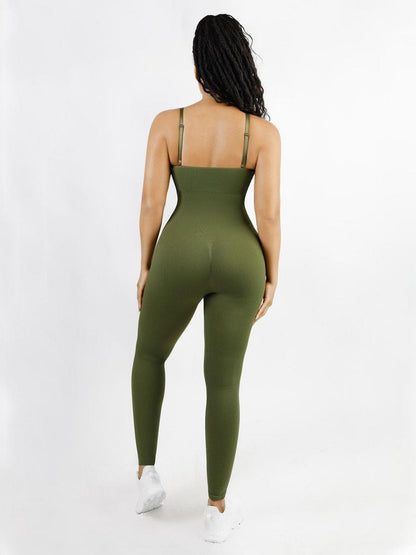 High-Stretch Seamless Tummy Control Jumpsuit