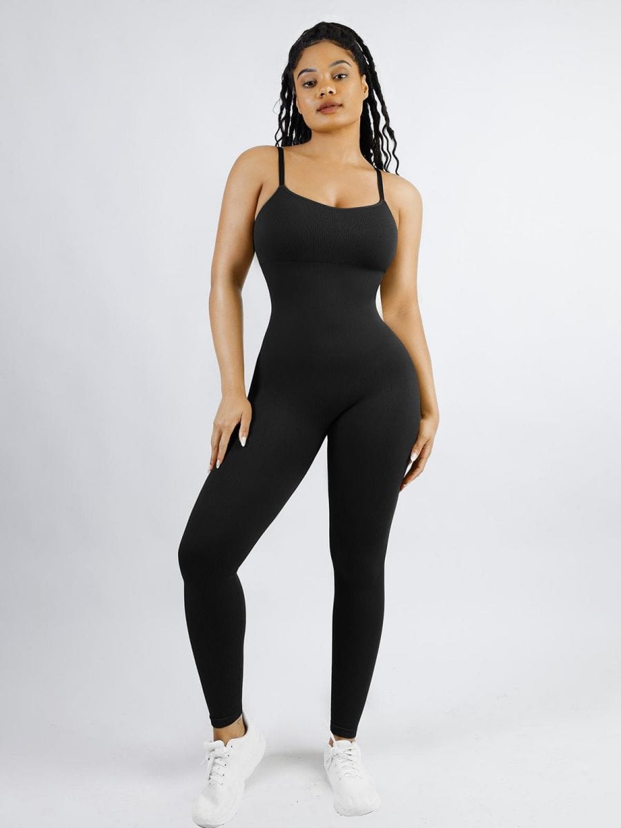 High-Stretch Seamless Tummy Control Jumpsuit