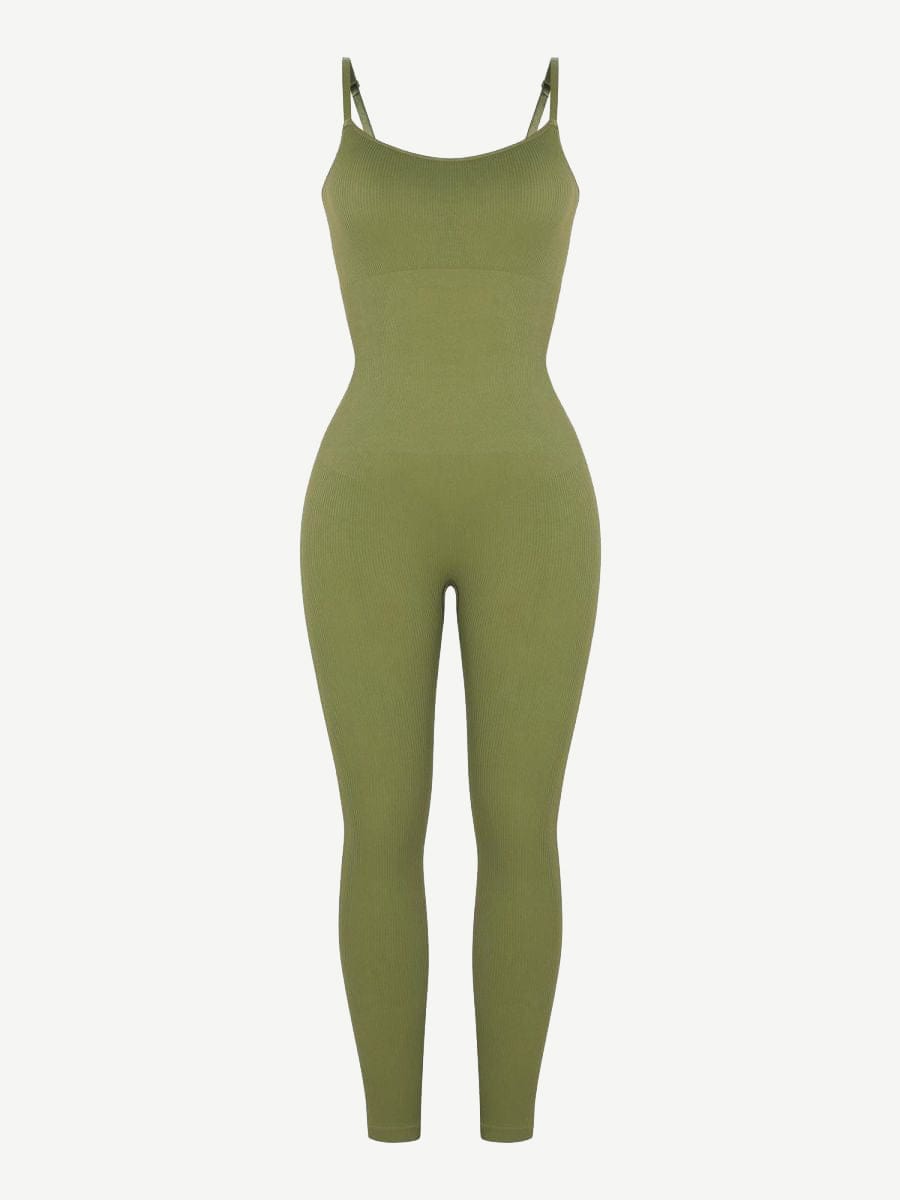 High-Stretch Seamless Tummy Control Jumpsuit