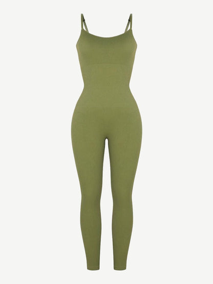 High-Stretch Seamless Tummy Control Jumpsuit