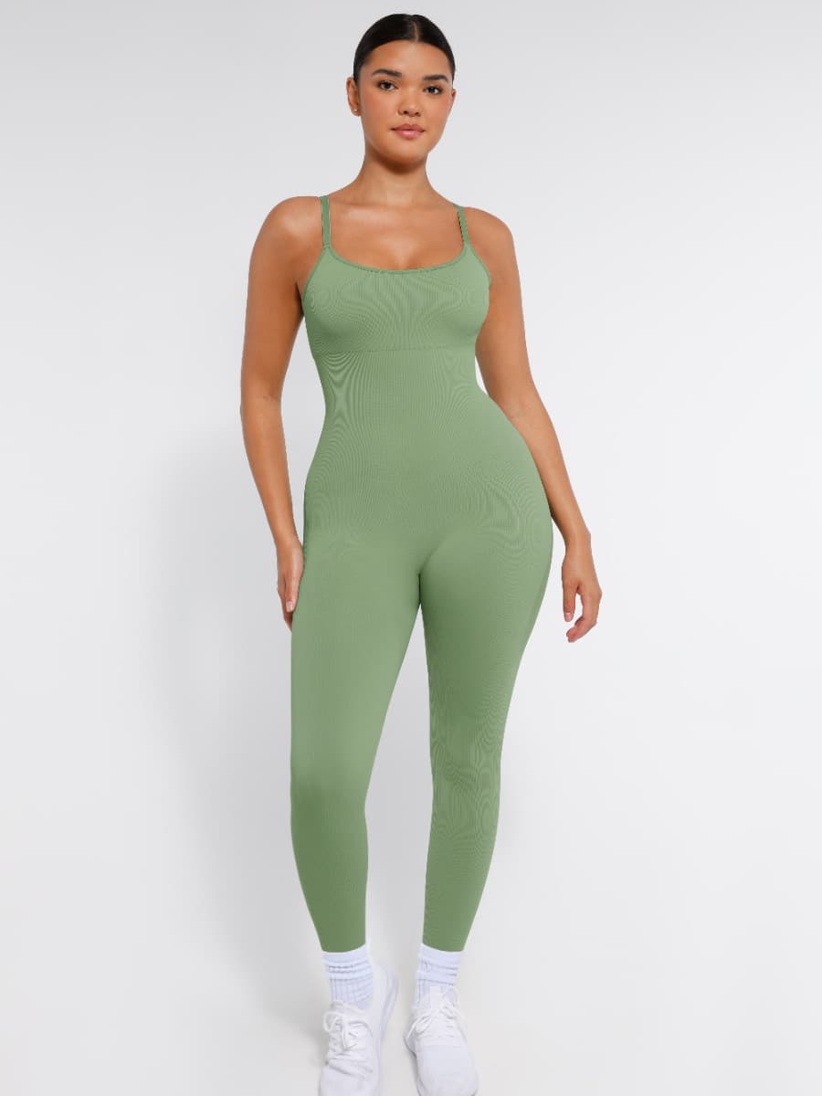 High-Stretch Seamless Tummy Control Jumpsuit