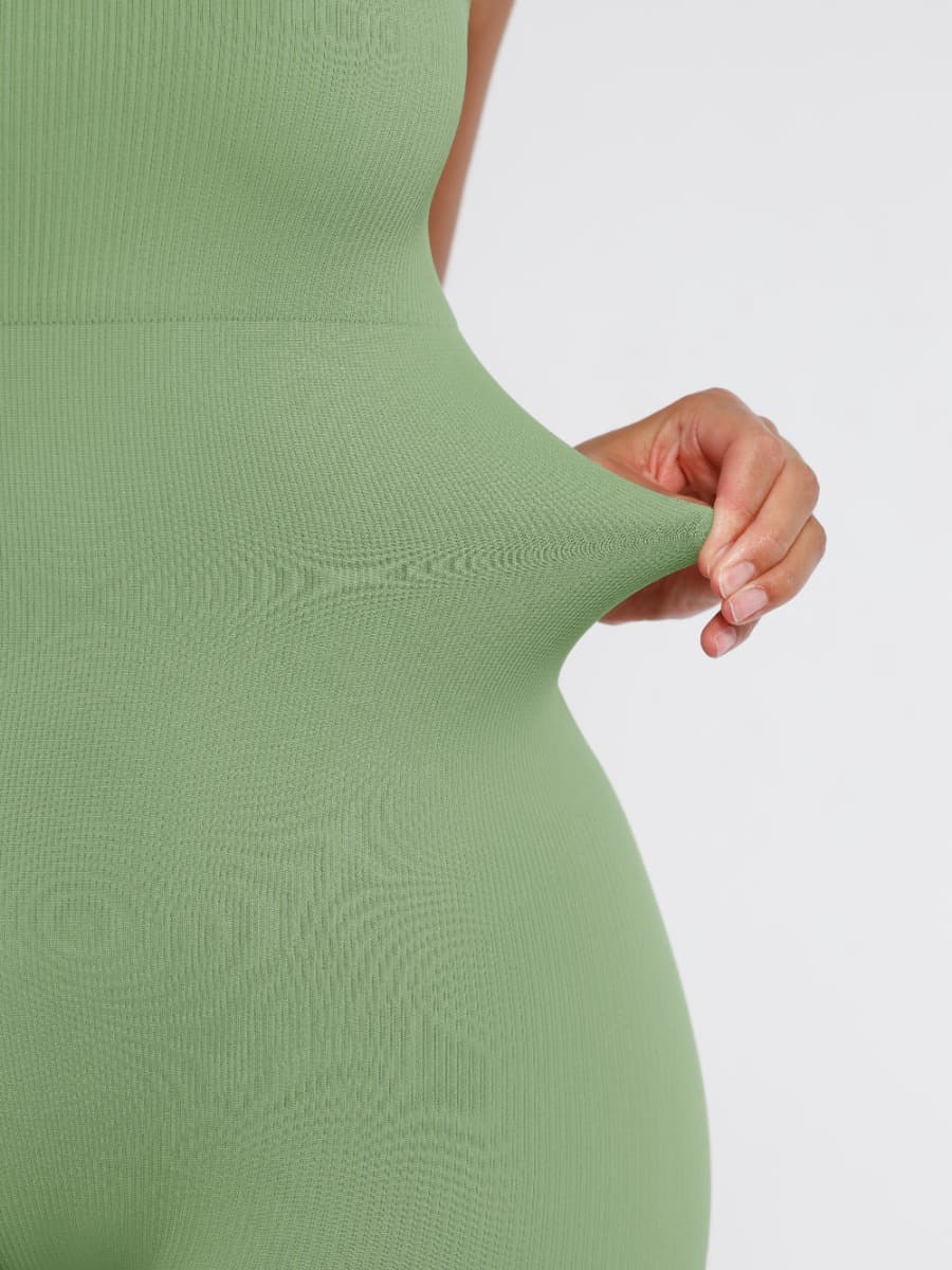 High-Stretch Seamless Tummy Control Jumpsuit