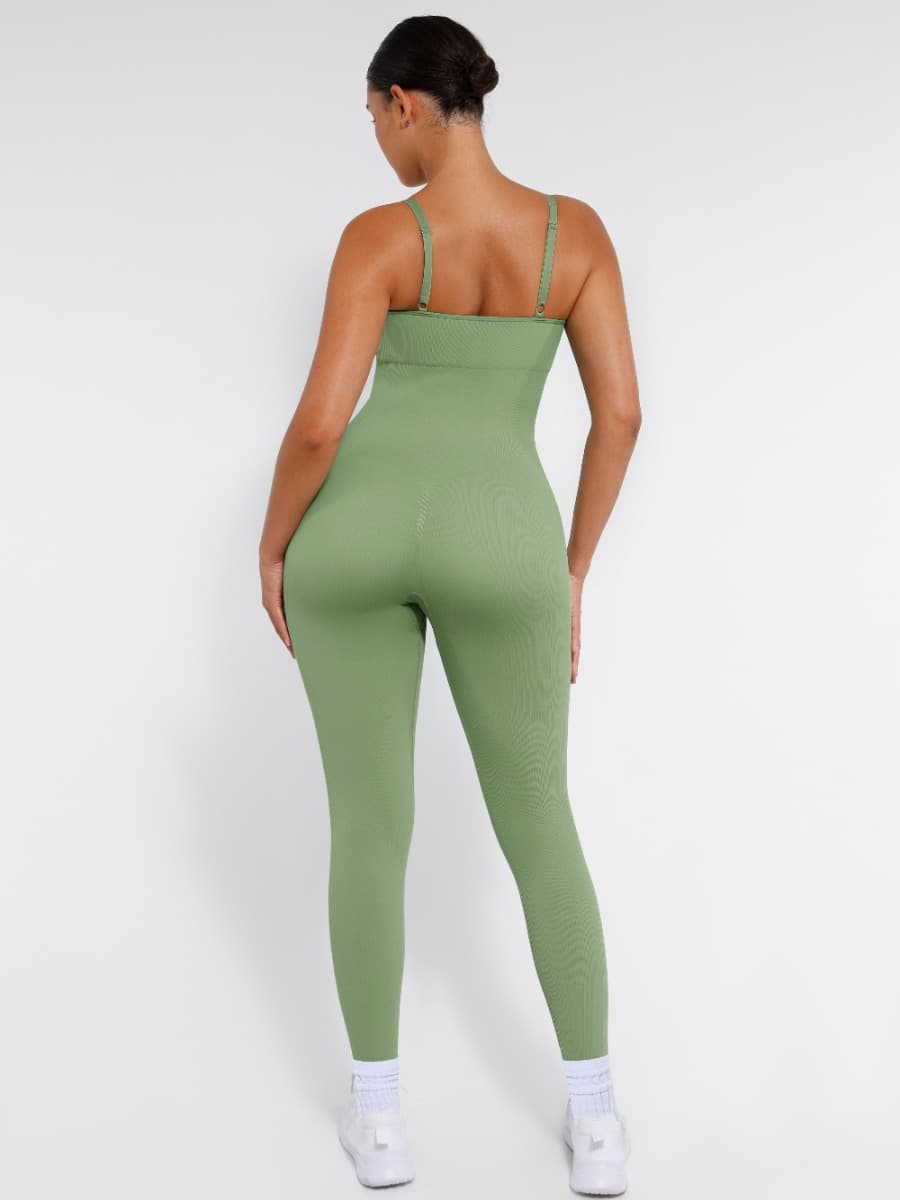 High-Stretch Seamless Tummy Control Jumpsuit