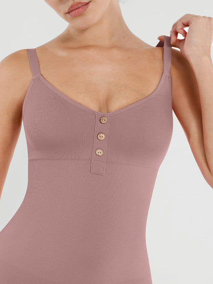 Seamless Bust Support Waist and Abdomen Shaping Butt Lifting Jumpsuit