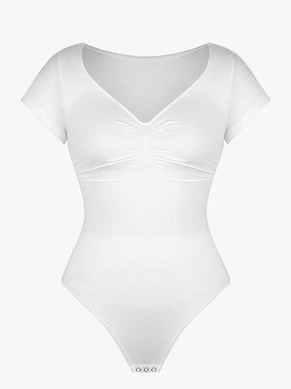Wholesale Seamless Bust Support Waist & Abdomen Shaping Thong Bodysuit