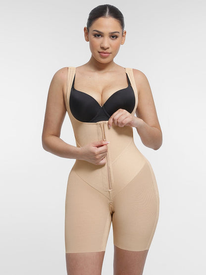 Postpartum Full Body Shapewear – U-Neck Chest Lift, Waist Control & Peach Butt Enhancer