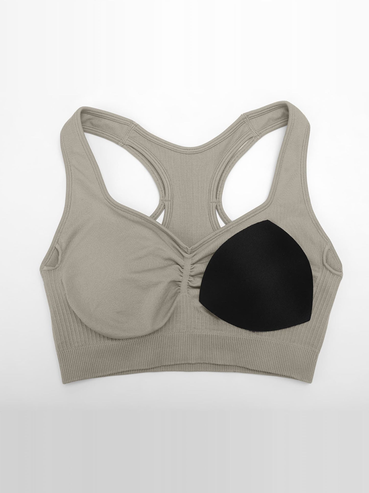 Seamless Racerback Support Sports Bra