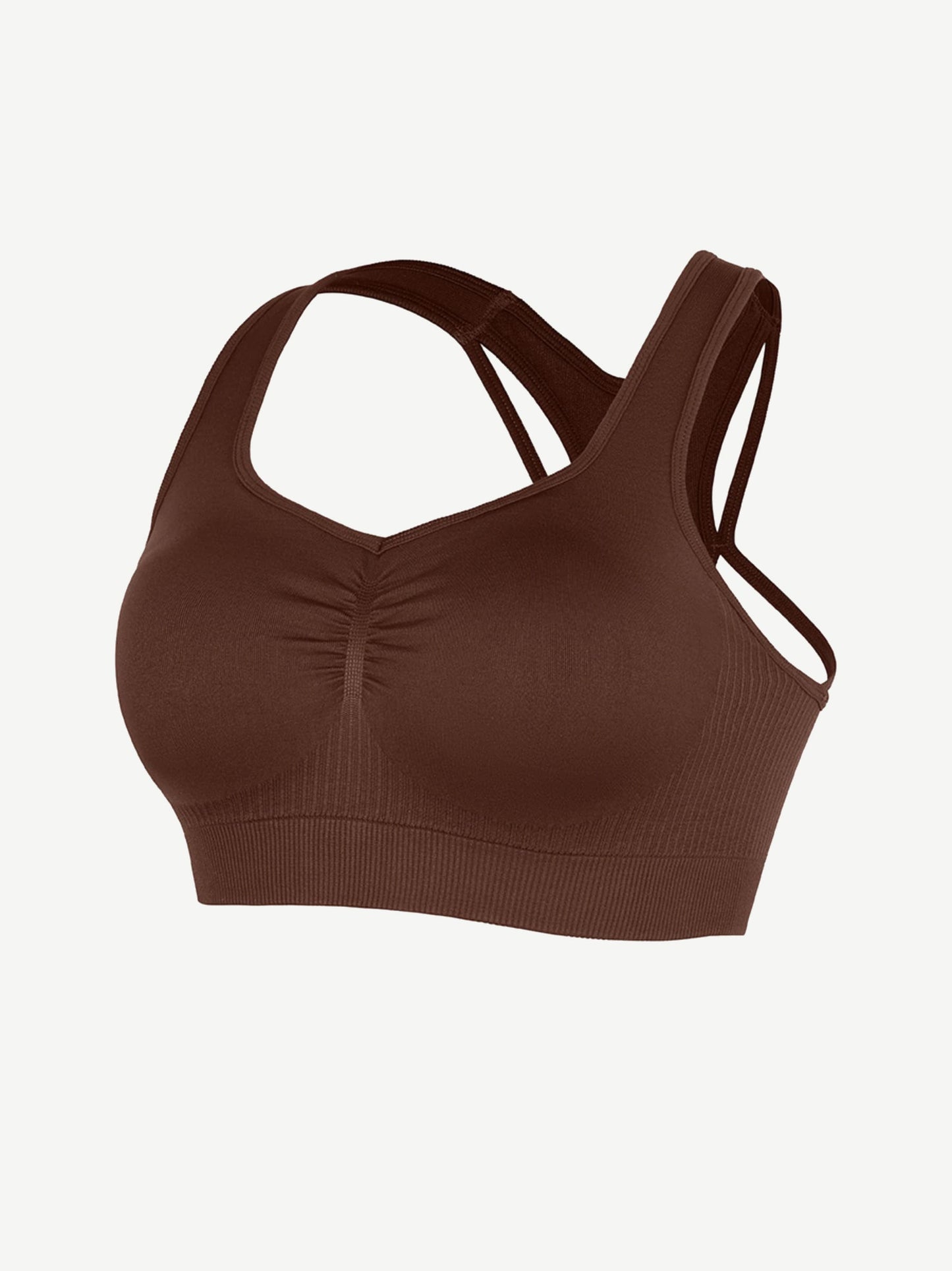 Seamless Racerback Support Sports Bra