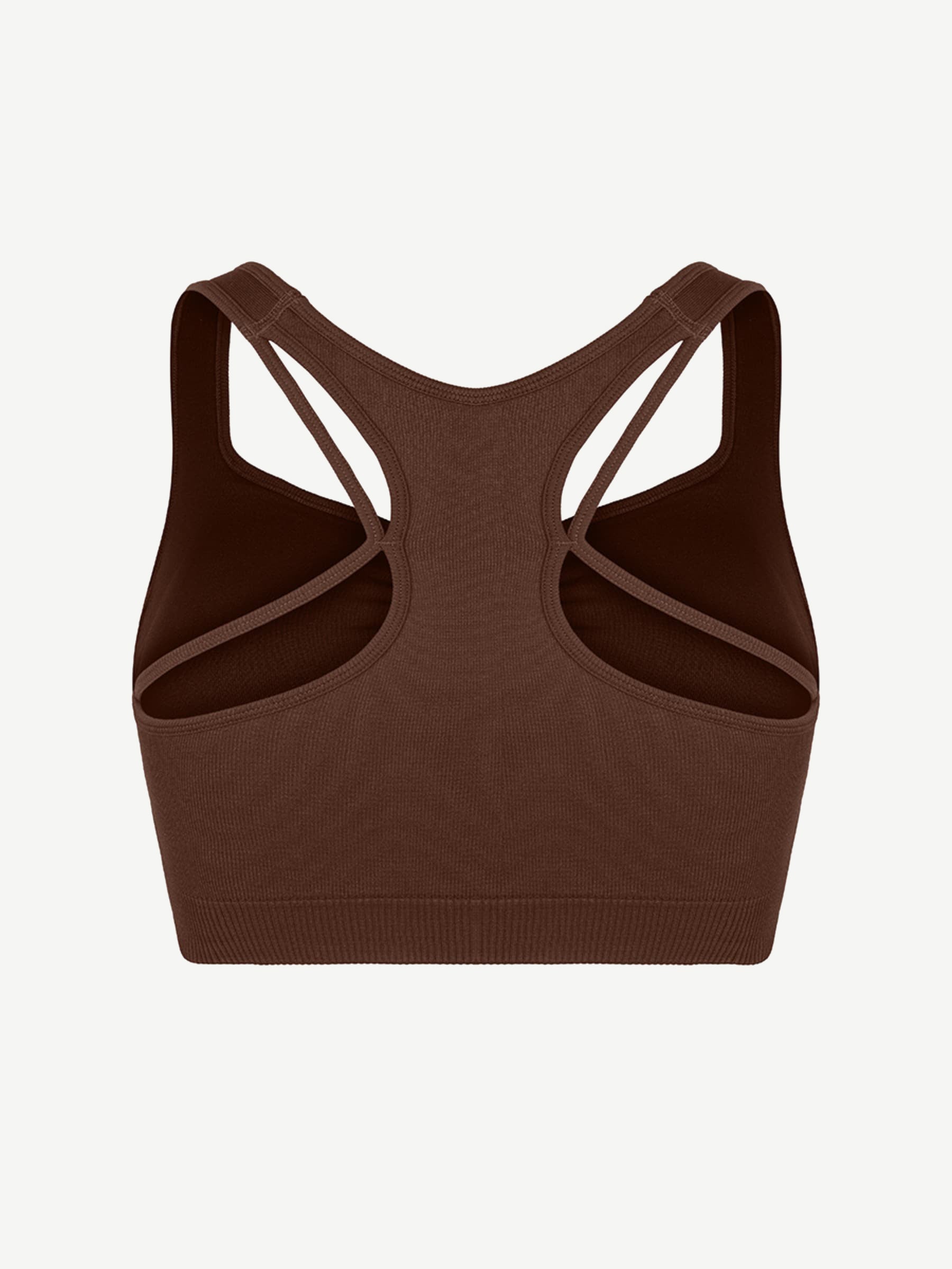 Seamless Racerback Support Sports Bra