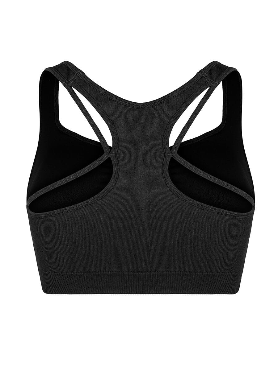 Seamless Racerback Support Sports Bra