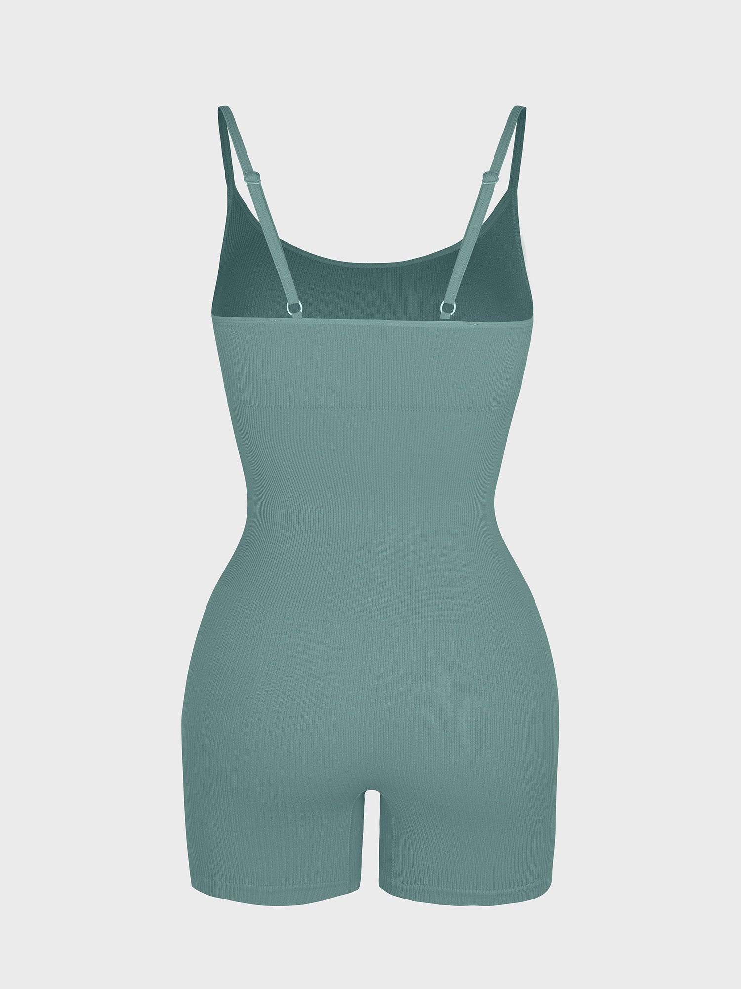 Eco-Friendly Seamless Ribbed Shapewear Romper