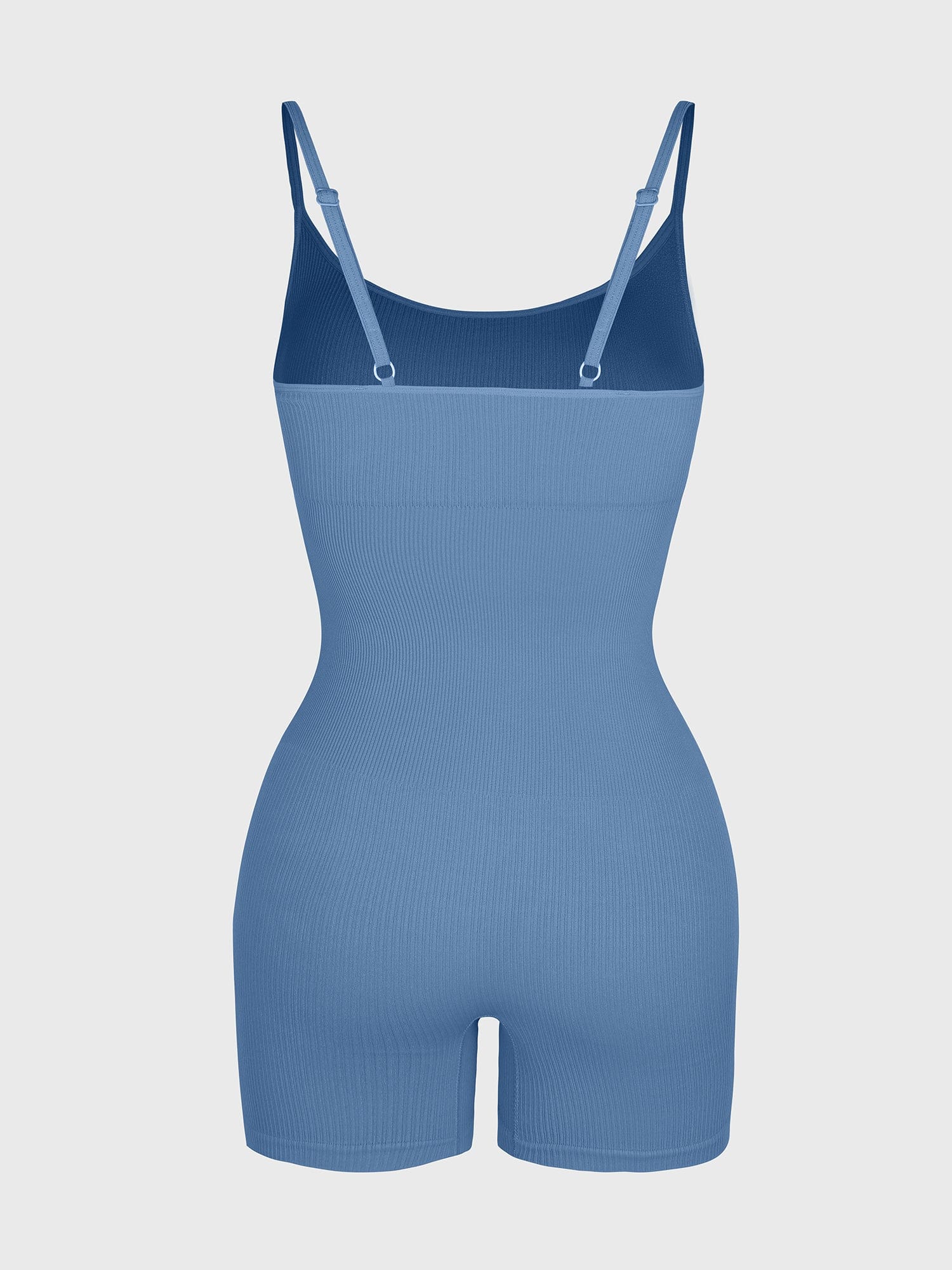 Eco-Friendly Seamless Ribbed Shapewear Romper