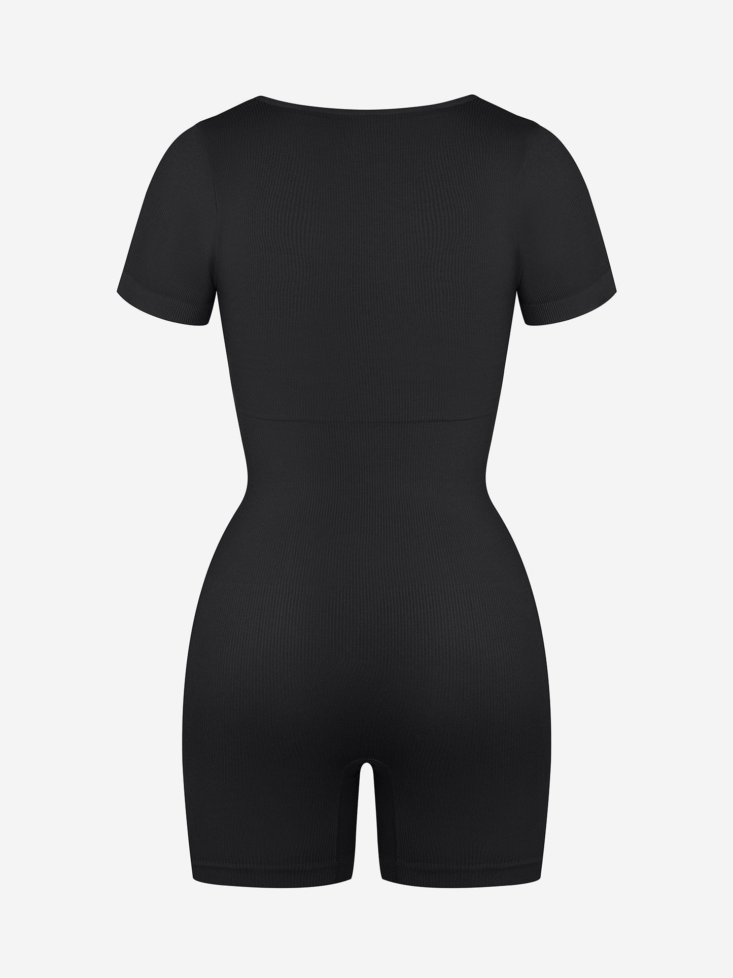 Eco-Friendly Seamless Ribbed Sports Shapewear Romper