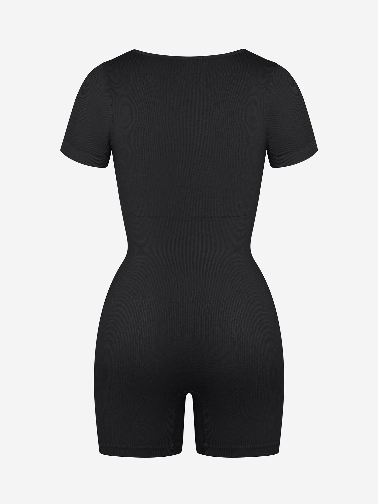 Eco-Friendly Seamless Ribbed Sports Shapewear Romper