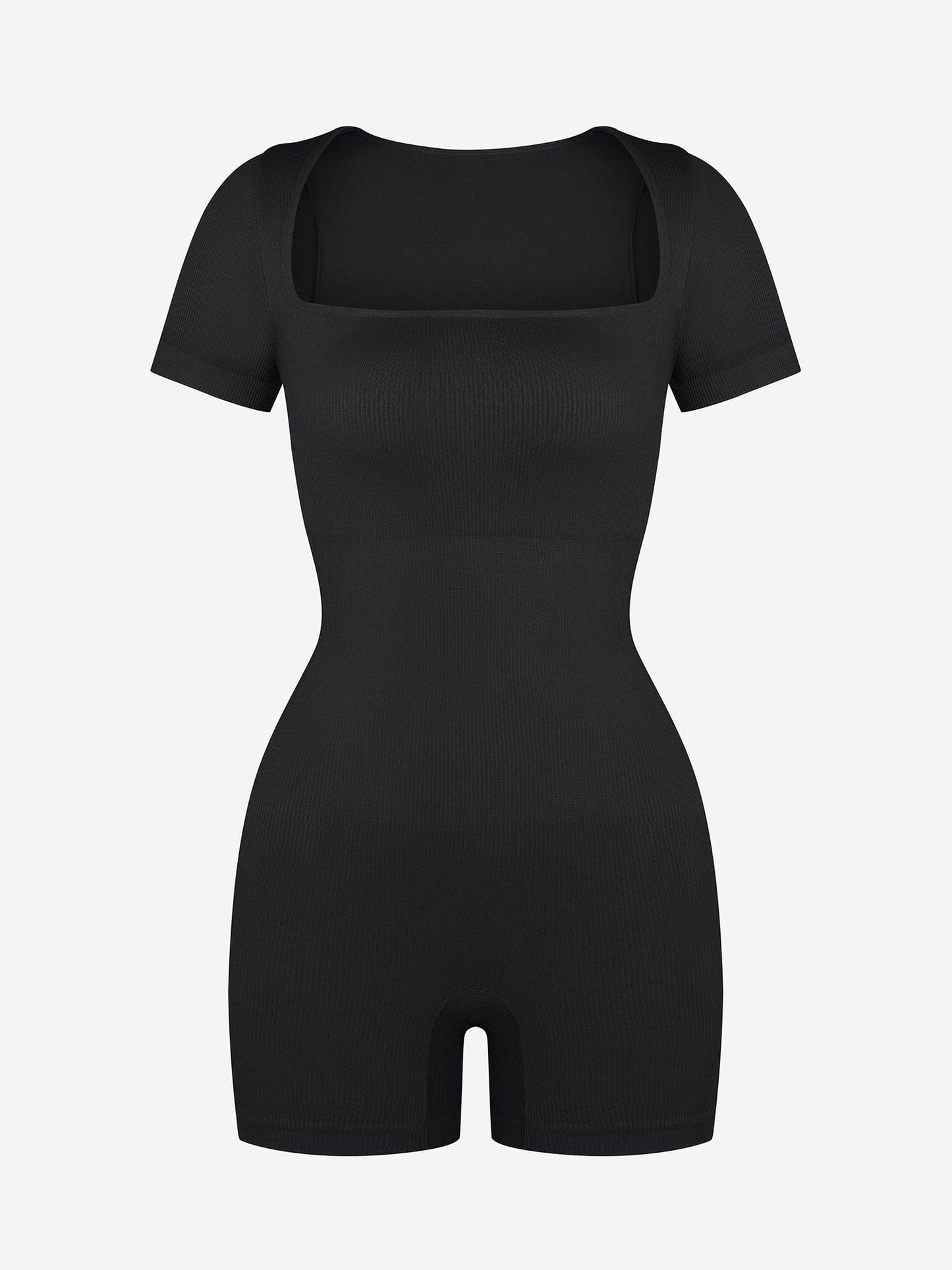 Eco-Friendly Seamless Ribbed Sports Shapewear Romper