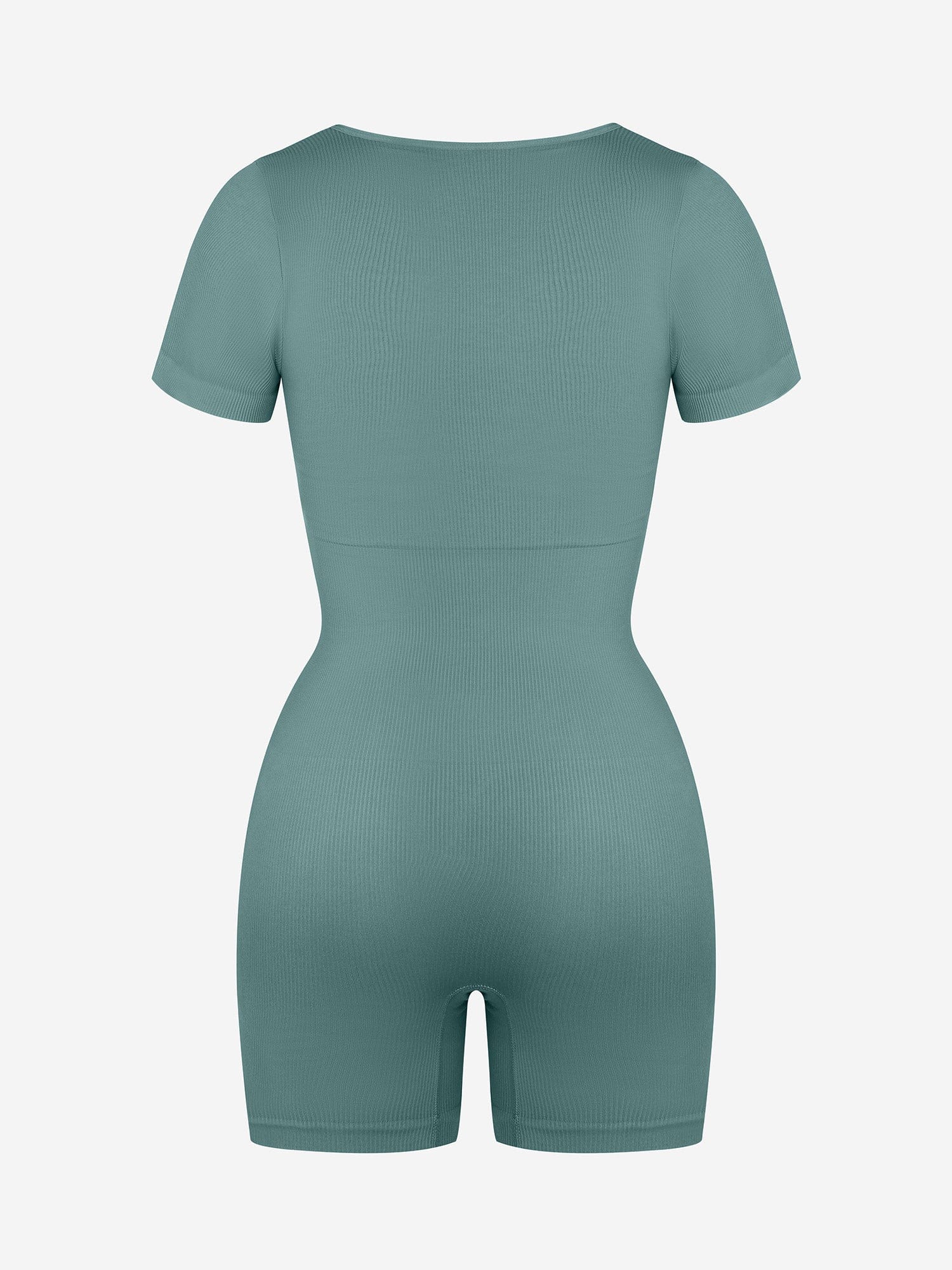 Eco-Friendly Seamless Ribbed Sports Shapewear Romper