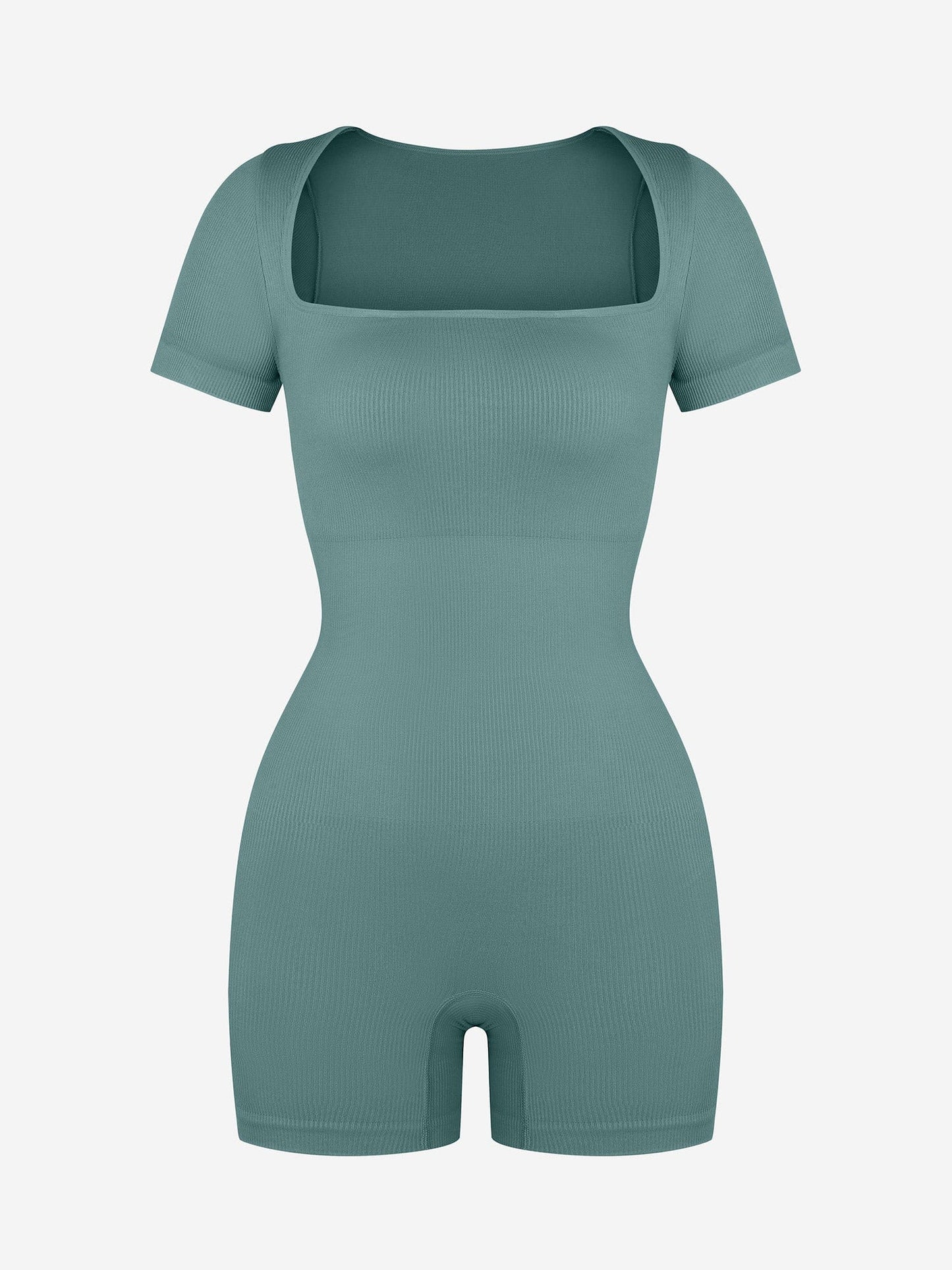 Eco-Friendly Seamless Ribbed Sports Shapewear Romper