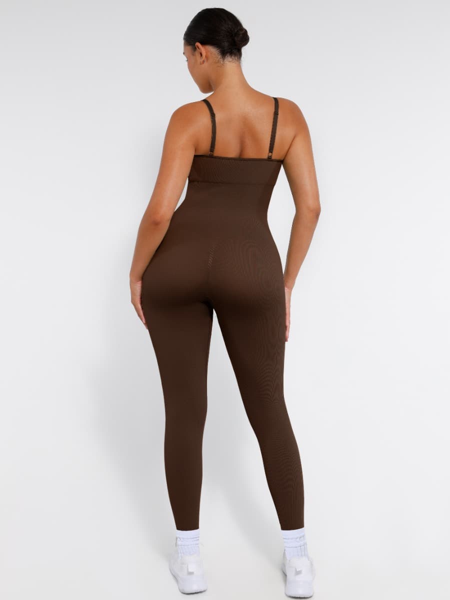 High-Stretch Seamless Tummy Control Jumpsuit