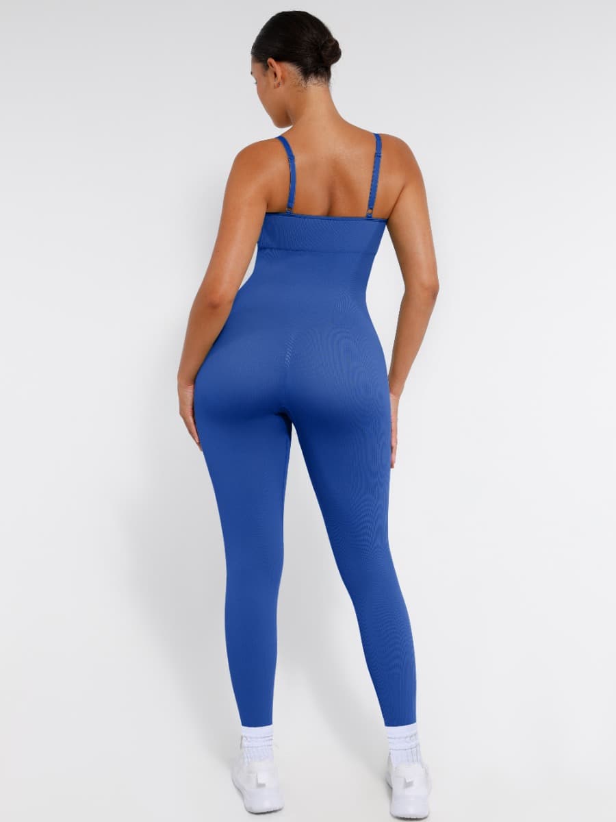 High-Stretch Seamless Tummy Control Jumpsuit