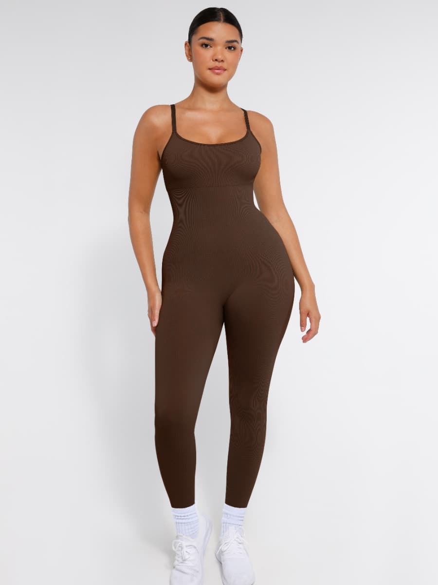 High-Stretch Seamless Tummy Control Jumpsuit