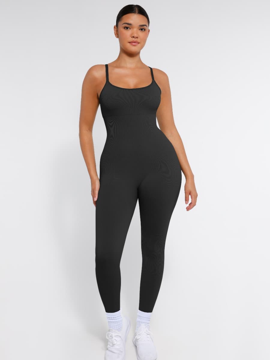 High-Stretch Seamless Tummy Control Jumpsuit