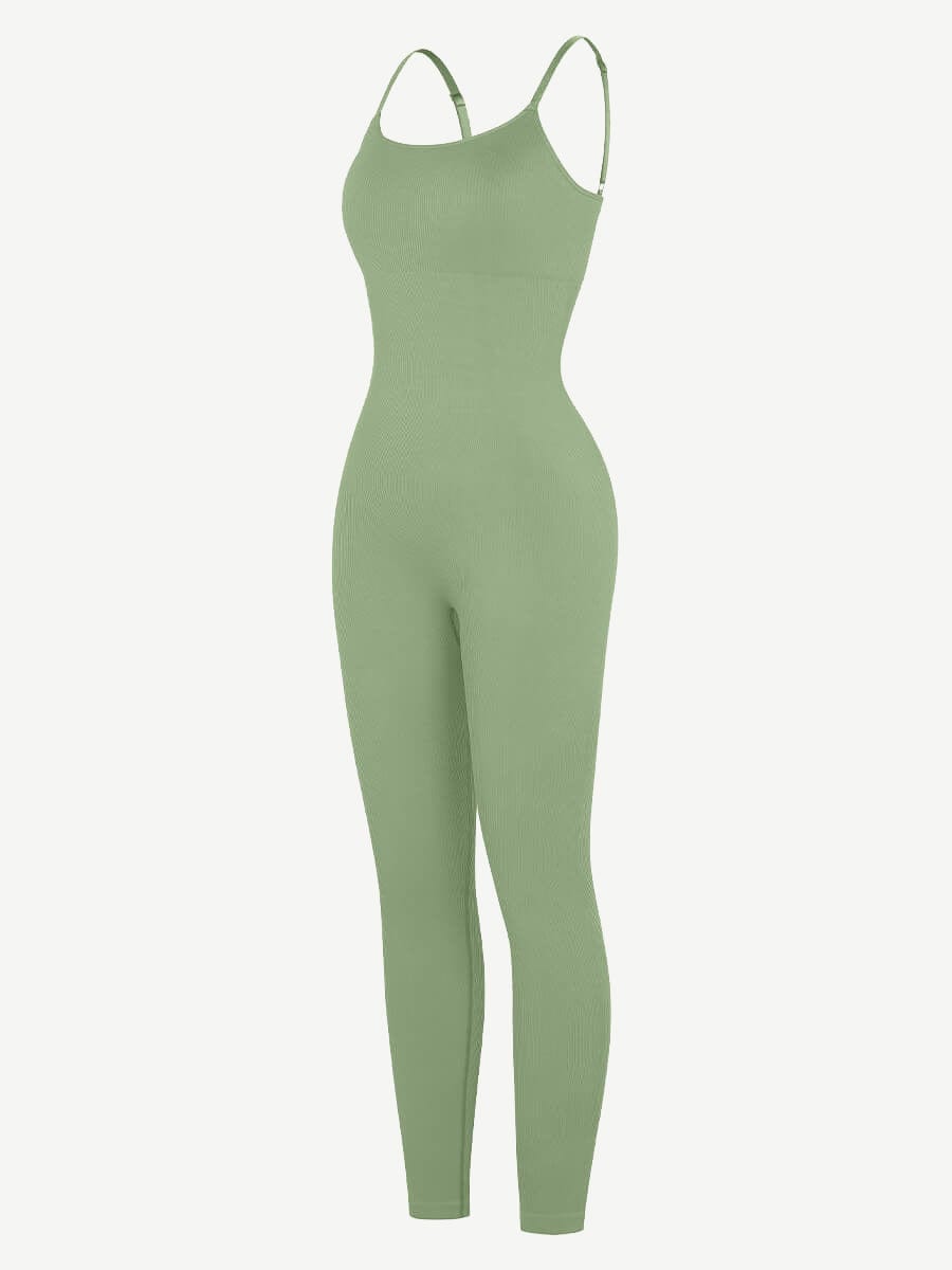 High-Stretch Seamless Tummy Control Jumpsuit