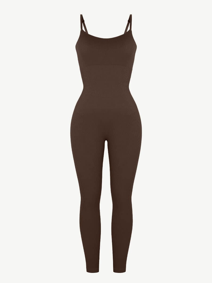 High-Stretch Seamless Tummy Control Jumpsuit