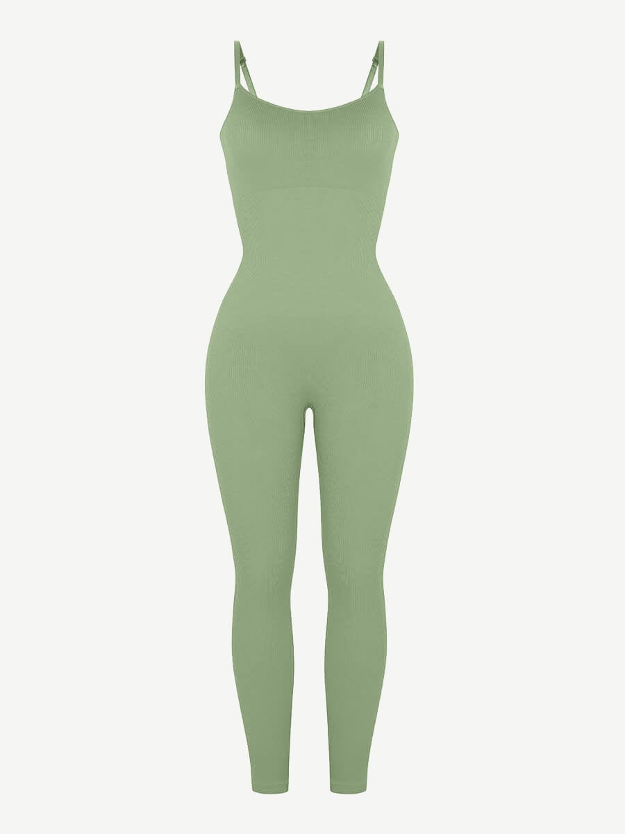 High-Stretch Seamless Tummy Control Jumpsuit