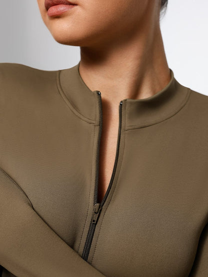 Seamless Long-Sleeve Shaping Bodysuit