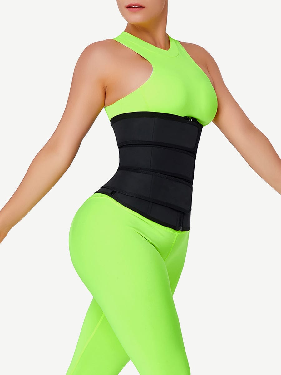 Rose Red Latex Waist Trainer