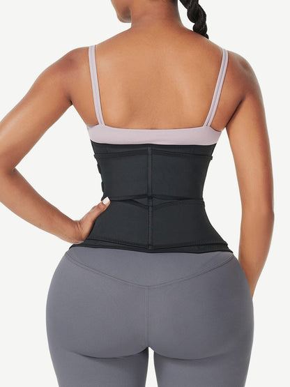 Black Underbust Latex Waist Trainer