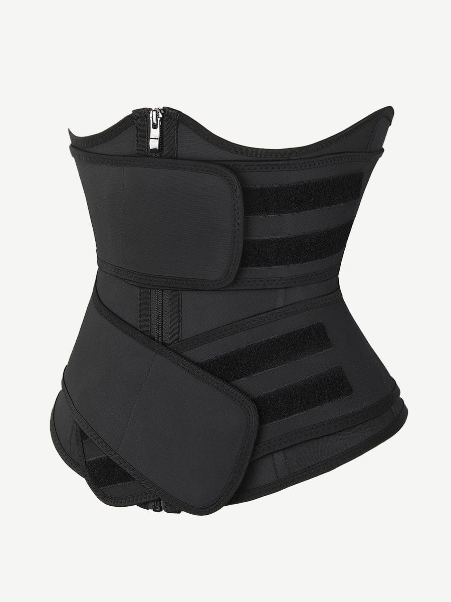 Black Underbust Latex Waist Trainer