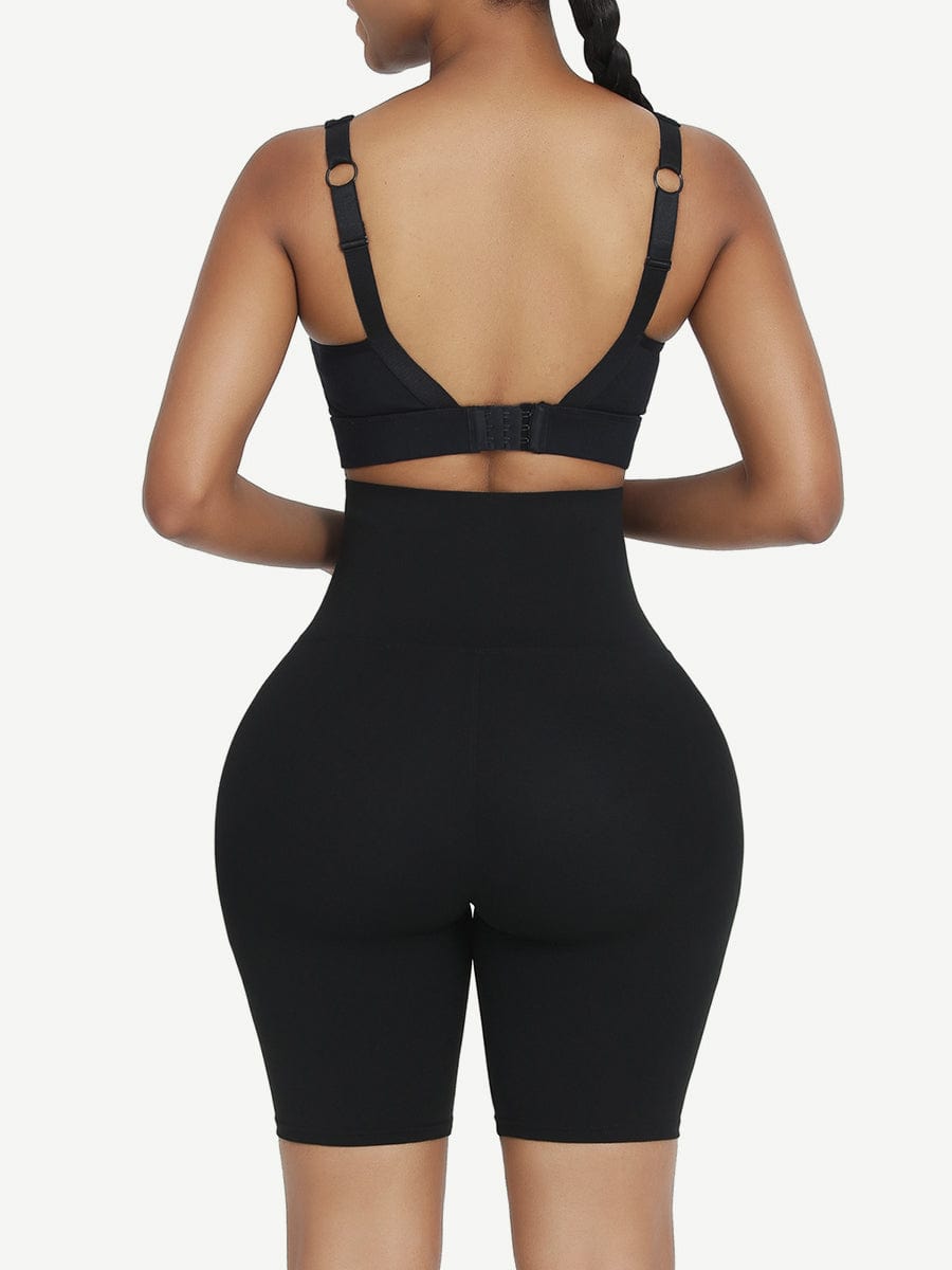 Black Mid-Waist 2-