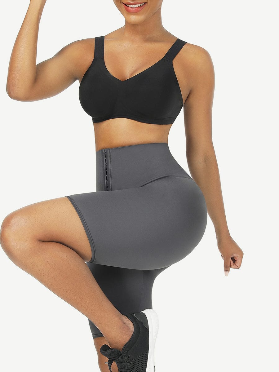 Black Mid-Waist 2-